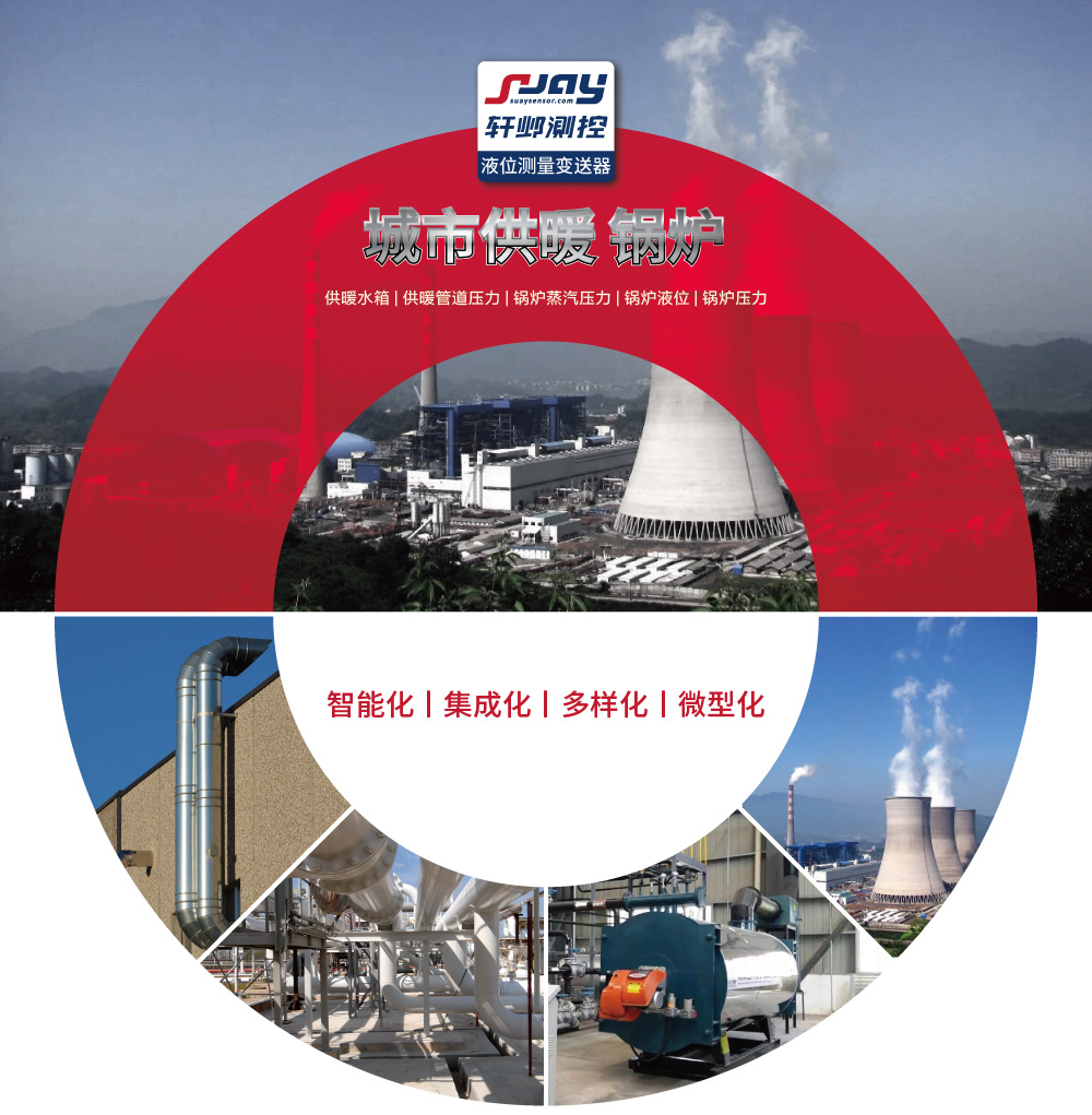 城市供暖、鍋爐（供暖水箱、供暖管道壓力、鍋爐蒸汽壓力、鍋爐液